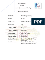 Laboratory Manual: Department of Information Technology