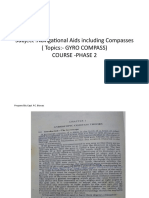 Gyro Compass Theory and Numerical For Phase II (Autosaved)