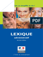 Dictionnaire LEXIQUE-administratif
