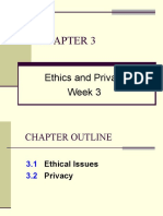 Ethic and Privacy