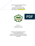 Kel. 3 Teknik Evaluasi (EVALUASI PENDIDIKAN BIOLOGI)