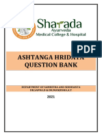 Ashtanga Hridaya Question Bank