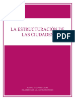 Estructuracion de Las Ciudades