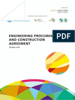 Engineering Procurement and Construction Agreement: Template