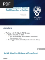 Opensource Column Store Databases - MariaDB ColumnStore vs. ClickHouse - FileId - 188040