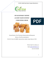 Detailed Project Report Jaggery Making Business Under Pmfme Scheme