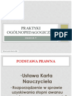 Zajęcia 9-10 Awans Zawodowy - Plan Rozwoju I Sprawozdanie