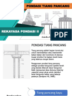 Rekayasa Pondasi Ii - Pondasi Tiang Pancang