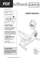 NordicTrack GX4.0 NTEX03810.1 Users Manual EN