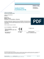 Ec-Type Examination Certificate (Module B) : Elan, D.O.O