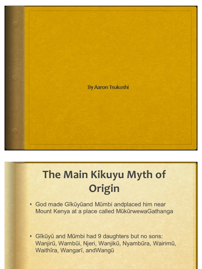 Kikuyu Myths | PDF