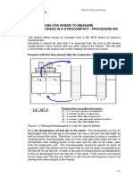 Instructions For Where To Measure Temperaturess in A Gyrocompact - Procedure 005