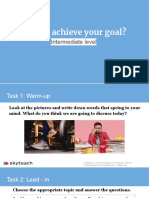 How To Achieve Your Goal