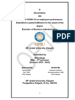 Report Format - MGT-B 605 - Dissertation - bBA 6