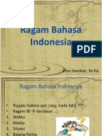 Ragam Dan Laras Bahasa