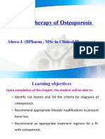 Pharmacotherapy of Osteoporosis