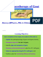 2. Pharmacotherapy of Gout