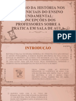 Ensino Da História Nos Anos Iniciais Do Ensino Fundamental