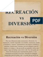 Recracion Vs Diversión