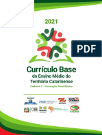 Caderno 2 - Currículo Base Do Ensino Médio de Santa Catarina