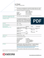 Environmental Data Sheet: ECOSYS M2040dn (From Serial Number VCF6Z21393)