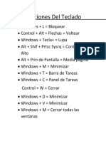 Funciones Del Teclado