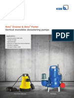 Ama Drainer & Ama Porter: Vertical Monobloc Dewatering Pumps