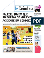 Diário Coimbra: Faleceu Jovem Que Foi Vítima de Violento Acidente em Condeixa