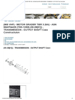 (865 VHP) - Motor Grader Tier 3 (Na) - Asn N8AF04429 (7/05-12/08) (06-28 (01) ) - Transmission - Output Shaft Case Constructuion