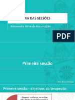 Estrutura das sessões de terapia cognitivo-comportamental