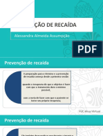 Aula 4- Prevenção de Recaida