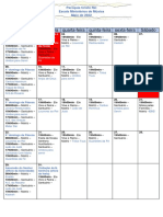 Escala Ministérios de Música Maio 2022
