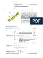 Utilisation Active Du Rayonnement Solaire