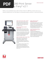 Xerox® EX 280 Print Server Spec Sheet