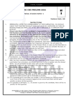 UPSC-CSE-PRELIMS-2022 GENERAL STUDIES PAPER—I