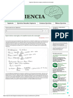 Sapiencia - Ejercicios Energía y Transferencia de Energía