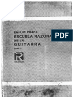 Emilio Pujol Escuela Razonada de La Guitarra Vol 4