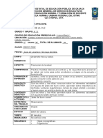 Planeación Del 16 Al 18 de Mayo Del 2022