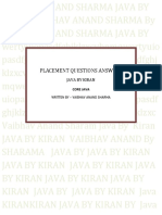 Abstraction Placement Questions and Answer - Vaibhav A Sharam