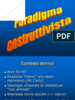 Cap. VI - IL PARADIGMA COSTRUTTIVISTICO