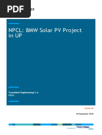 Design of 50 MW Solar | PDF | Solar Power | Photovoltaics