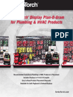 Turbotorch Display Plan-O-Gram For Plumbing & Hvac Products