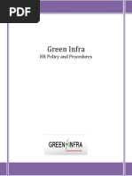 Green Infra - SOP - Leave Policy - 4-Nov-11