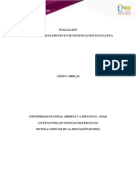 Paso 4 - Proyecto de Investigación Evaluativa