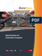 Specification For Automatic Couplers: Eurospec Specification For Toilets Date: April 2012 of Railway Vehicles