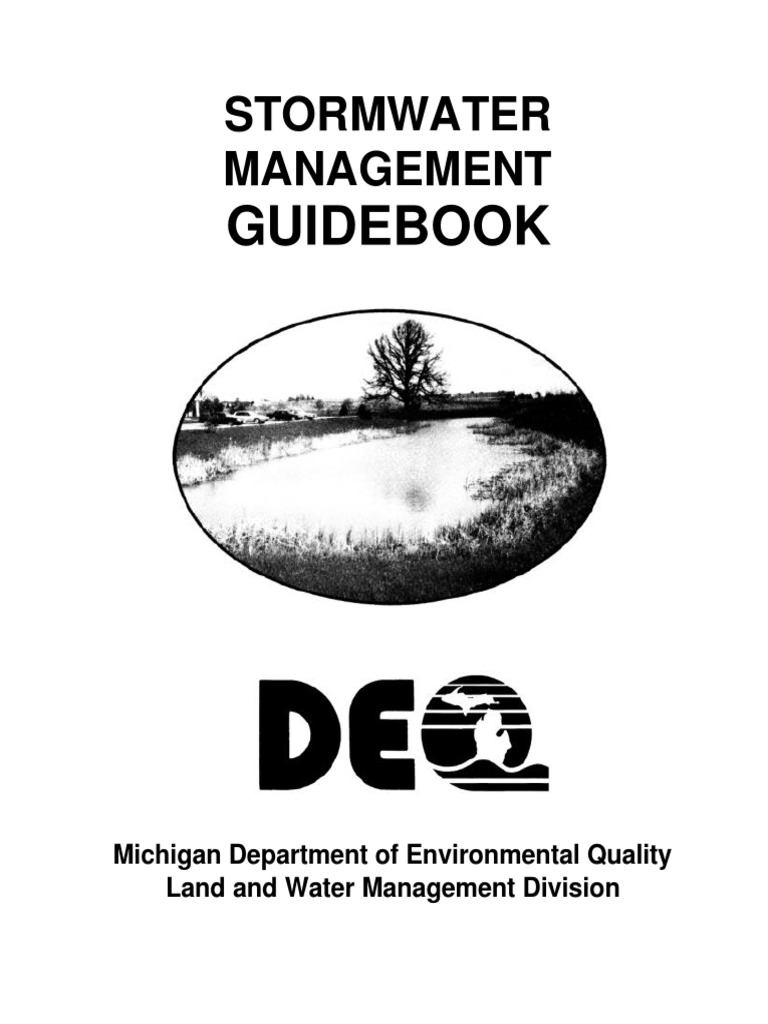 Michigan Stormwater Management Guide | PDF | Surface Runoff | Stormwater