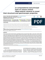 Computational analysis of choline chloride-based deep eutectic solvents