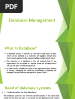 Database Management and MySQL Part - 1