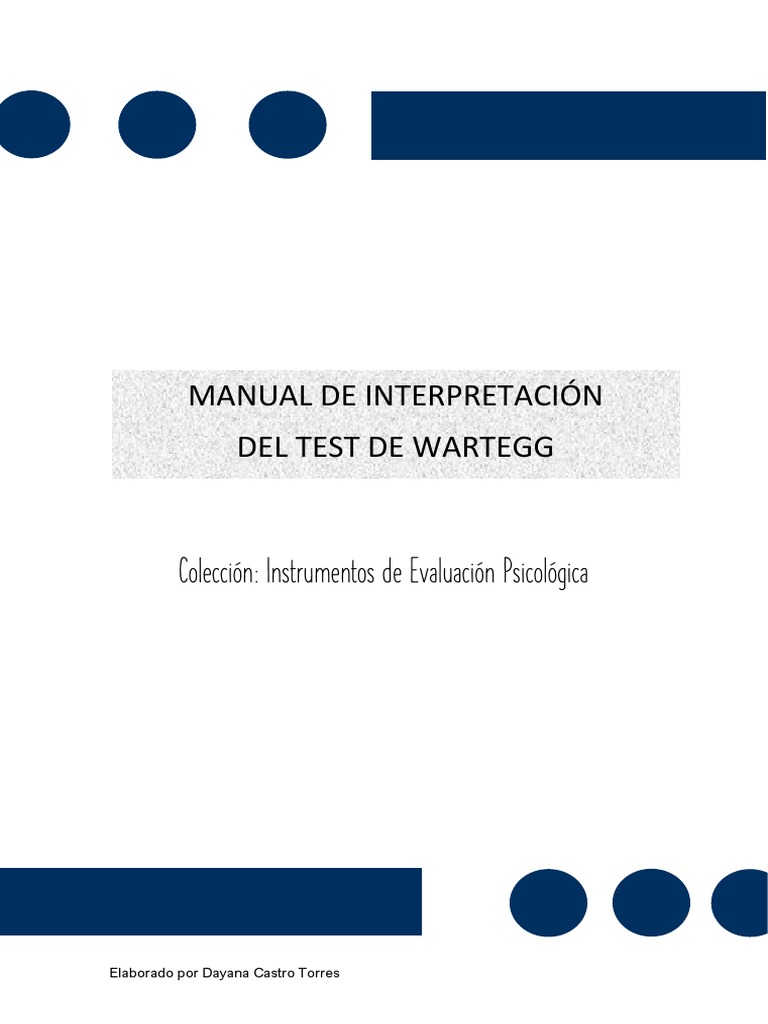 Manual de Interpretación del Test de Wartegg | PDF | Percepción | Las