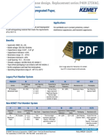 PMR209, Metallized Impregnated Paper, Class X2, 250 VAC: Applications